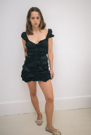 Emma Jing's Bubble Dress - Black