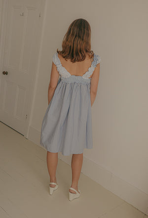 Emma Jing's Picnic Dress - Blue